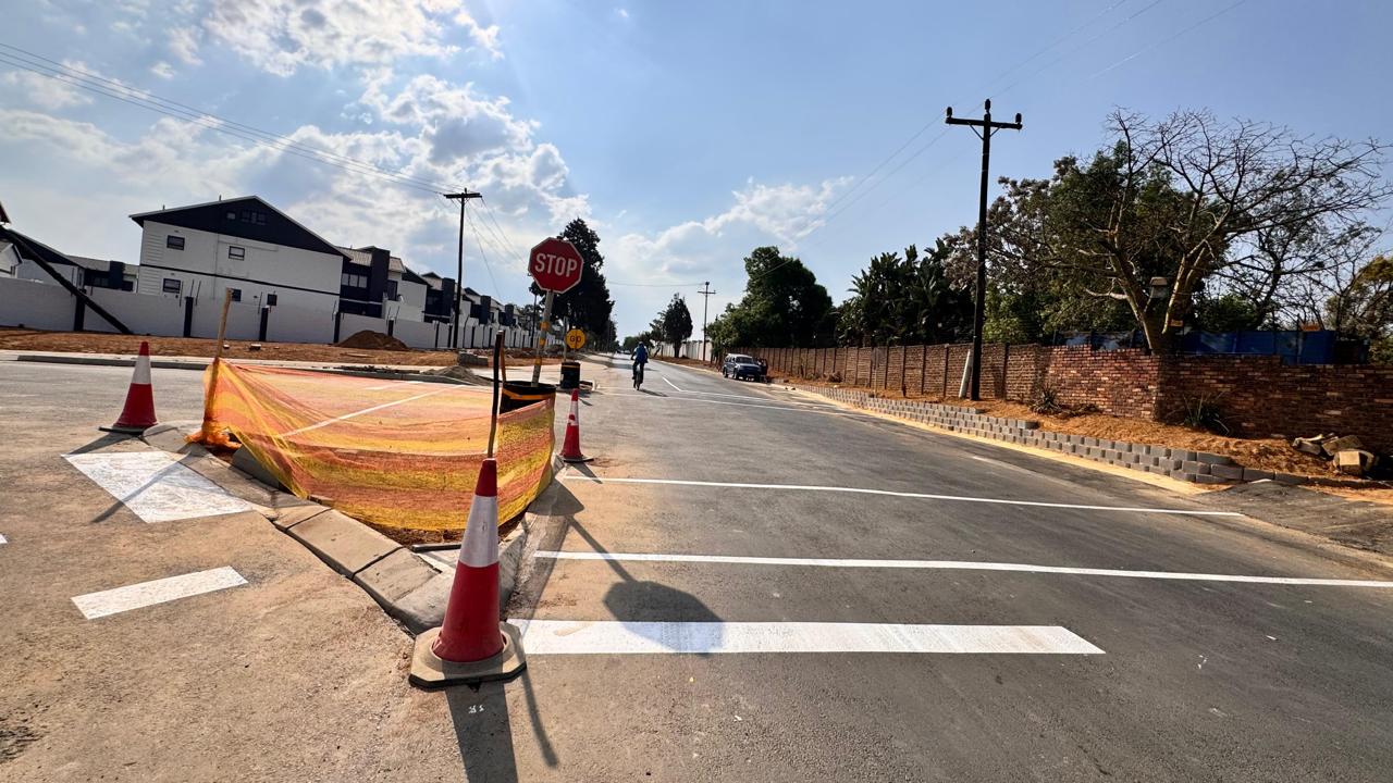 Completed crossings and cones at the Waterfall Manor road